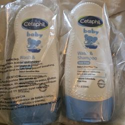 Cetaphil Baby Shampoo and Body Wash with Organic Calendula, Tear Free, Hypoallergenic, Ideal for Everyday Use, Dermatologist Tested, 7.8oz