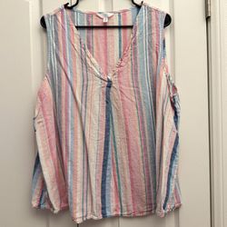 Plus Size Cotton Shirt Size XXL