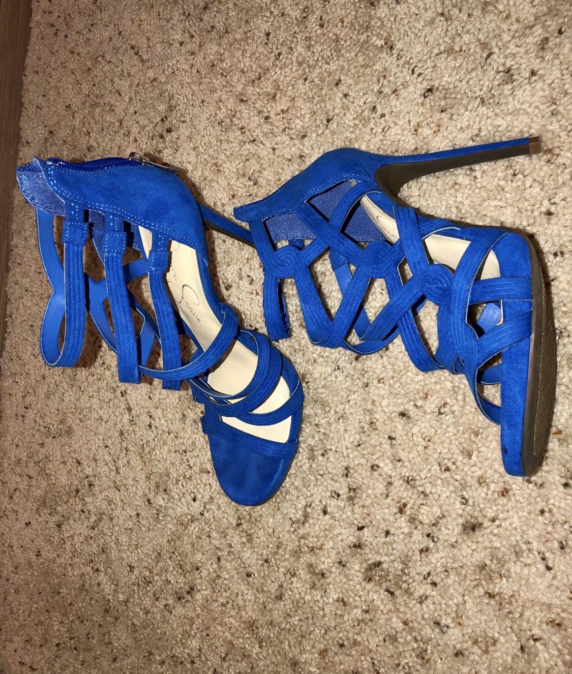 Size 7 Jessica Simpson Blue Heels