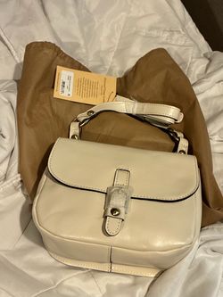 Patricia Nash Cream saddlebag