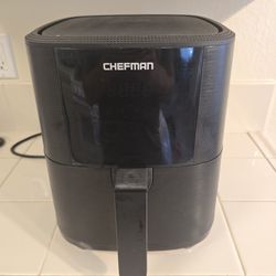 Chefman TurboFry Touch Air Fryer, One-Touch Digital Control, 5-Quart - Black