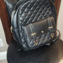 Black Backpack Purse