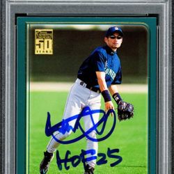 2001 Autographed Ichiro Rookie Card