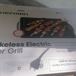 Smokeless indoor grill