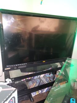 Glass TV Stand & Tv