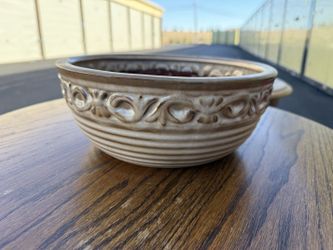 Large Handmade Pottery Mixing/Serving Bowl – 9.5” Wide