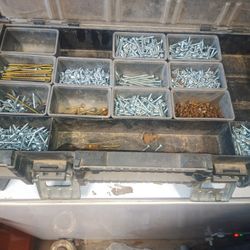 Box Of Screws And Finish Nails 