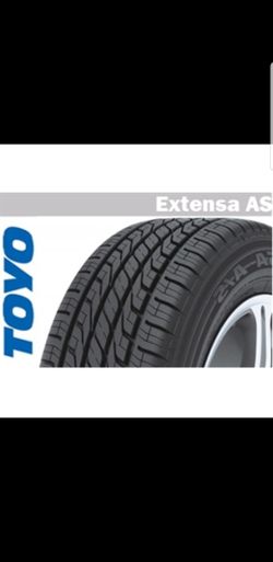 Toyo extensa as (text me ur tire size for a blow out special)