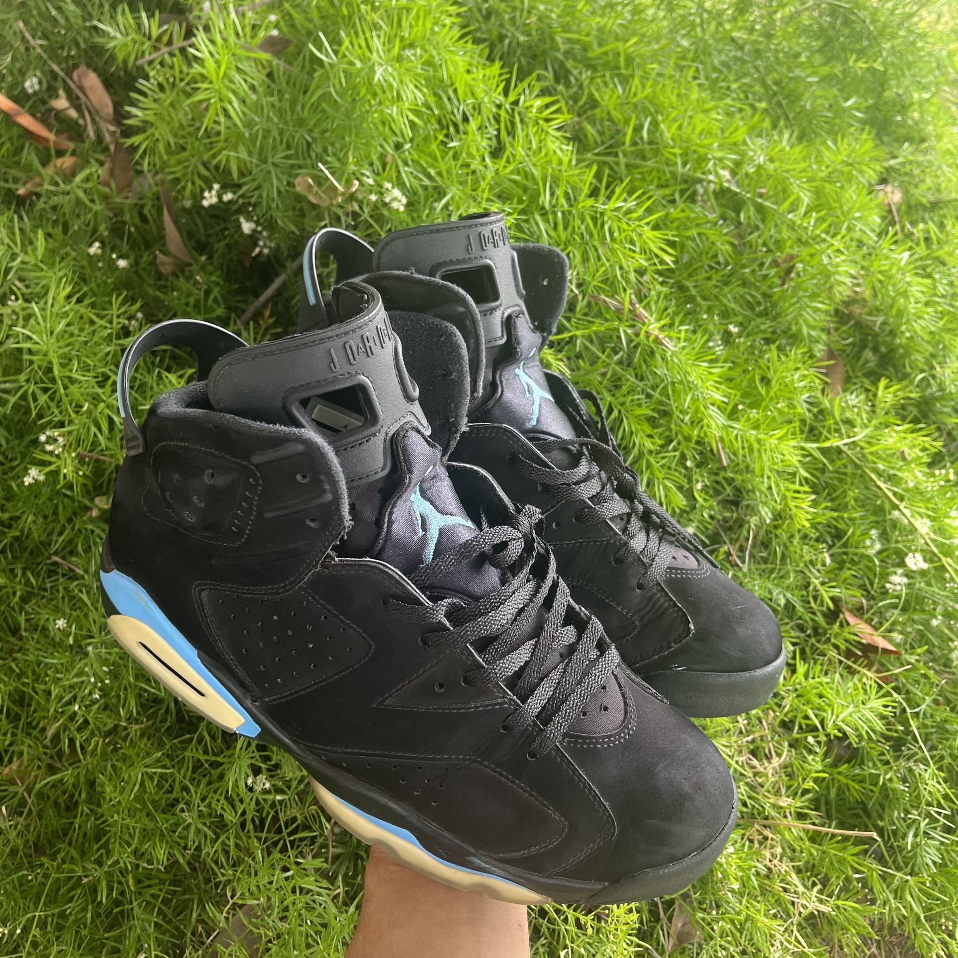 Jordan 6 UNC Black Size 9.5