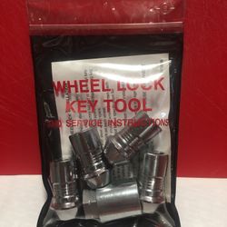 Wheel Lock Set With Key  Ford Mustang 