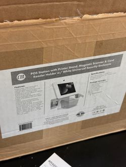 CTA Digital POS Station with Printer Stand and Security Enclosure