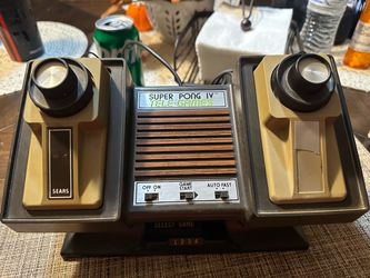Sears super pong 4 game system. Released in 1976 Original box with manual