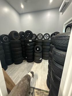 Mixed Lot of Tires and Rims golf cart