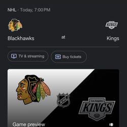 VIP suite Kings Vs. Blackhawks tickets