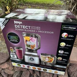Ninja Detect Power Kitchen System Pro with BlendSense Technology - TB401: 1200W Blender & Food Processor, 72oz Capacity