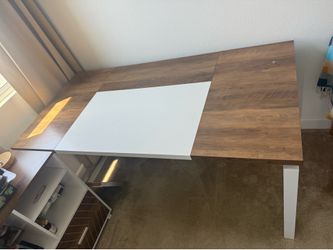 L-Shaped Desk and Filing Caninet