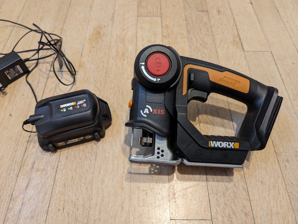 Worx Reciprocating Saw Wx550L With Battery And Charger 