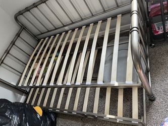 Twin Industrial Farmhouse Bed With Trundle 