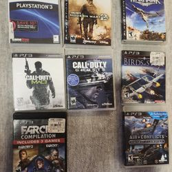 PS3 Games Good Condition (10 Games)