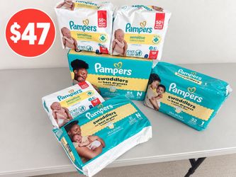 Baby diapers and wipes bundle