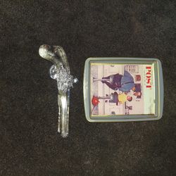 Crystal Paperweight &Tray