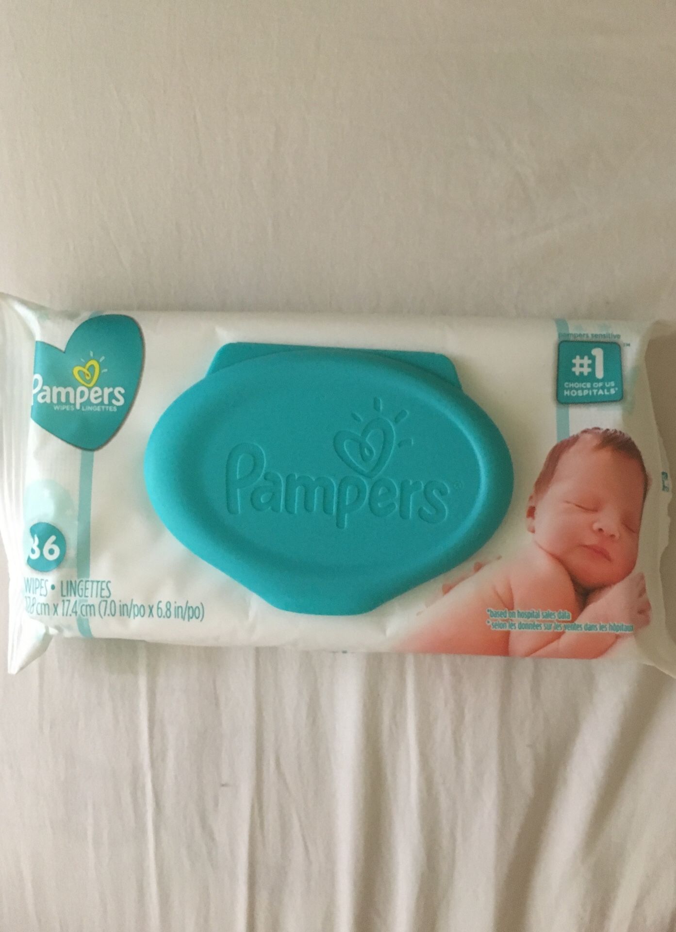 Pampers wipes sealed-one pack only