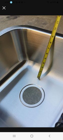 Stainless Sink 18gauge 30" W × 9 " D Both side same size