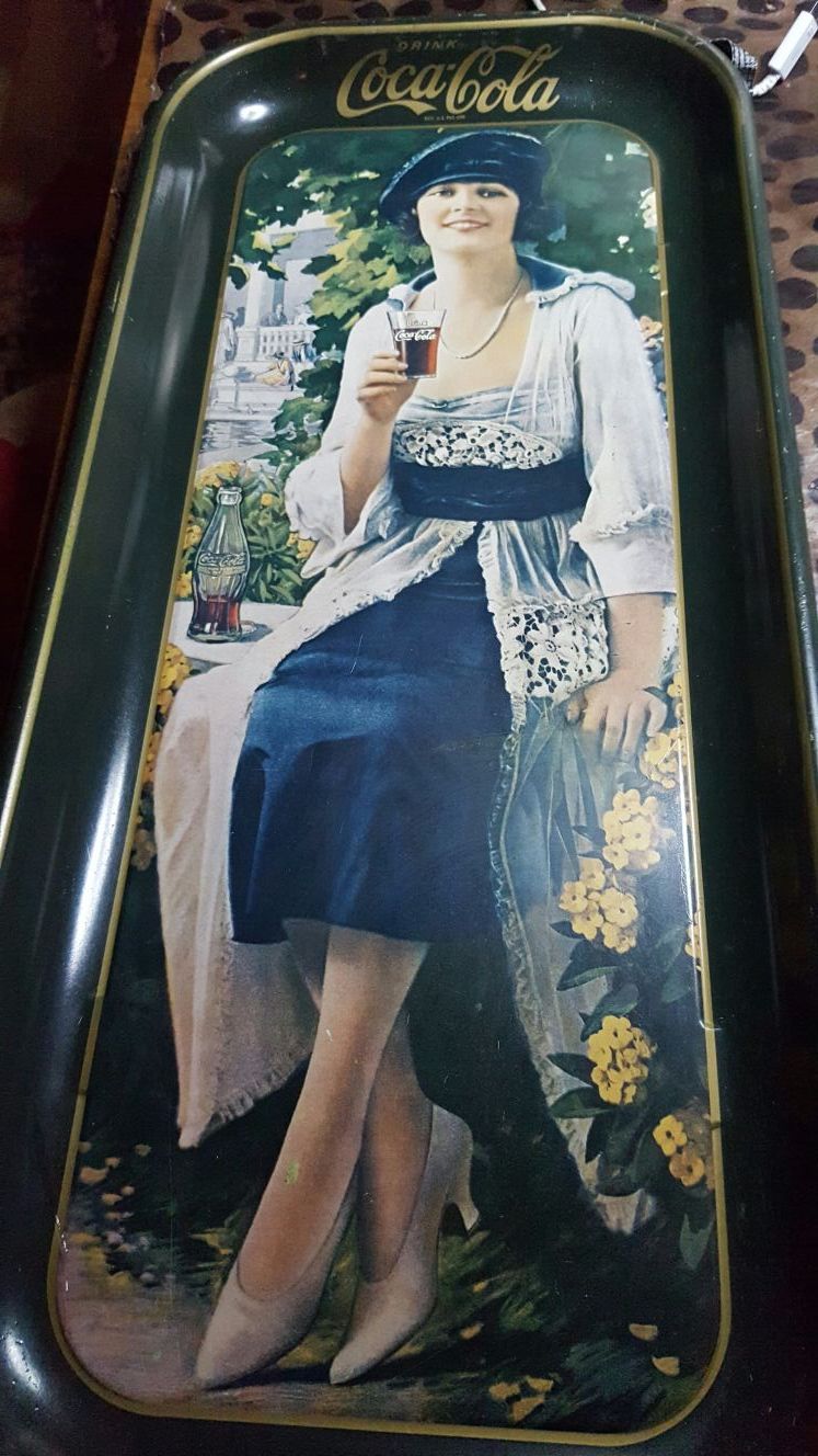 Vintage coke tray