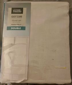 George Home Zipper Duvet Protector with stain / water resistant finish - Double