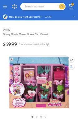 Disney Disney Minnie Mouse Flower Cart Playset