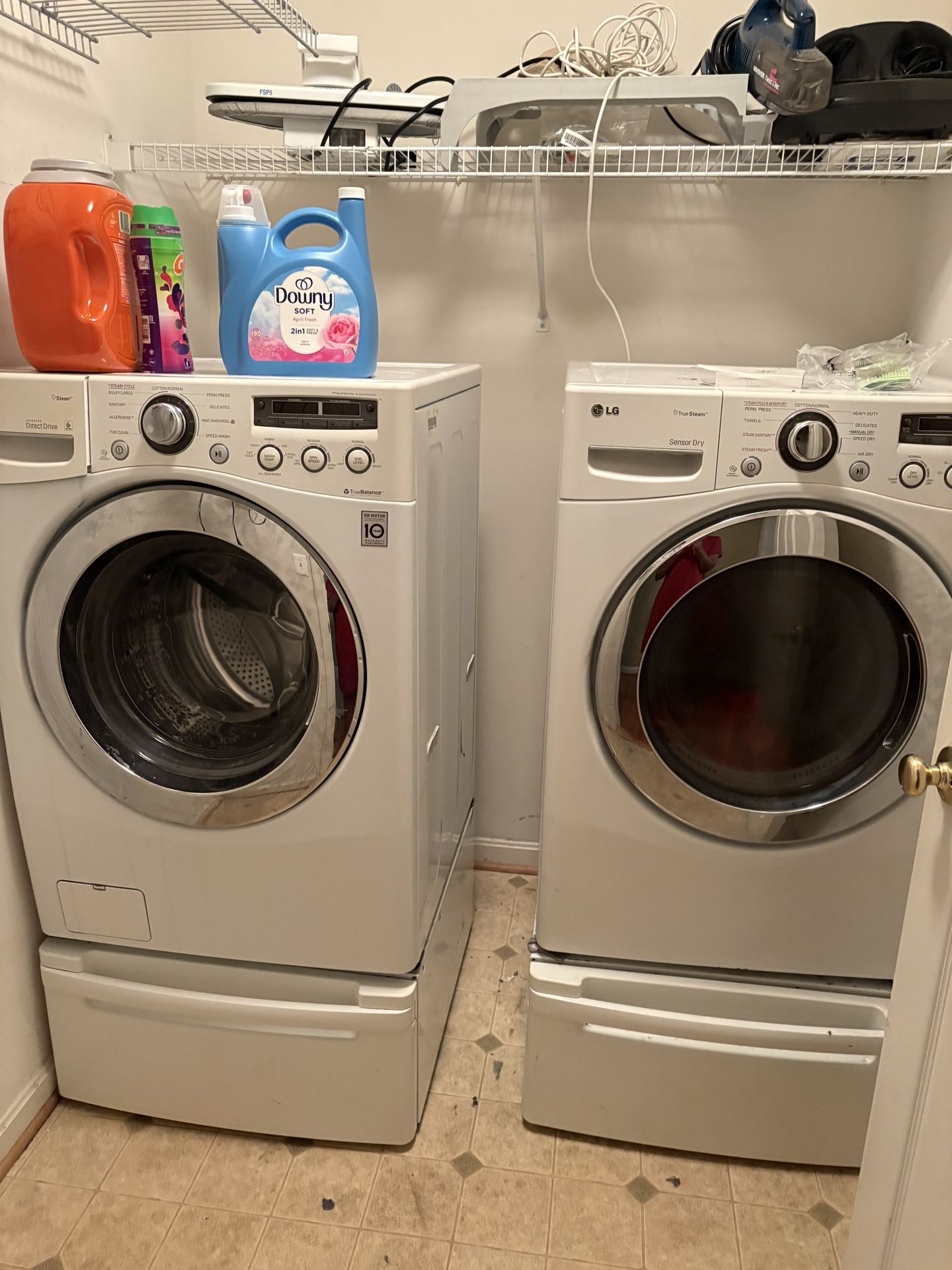 Washer And dryer Available