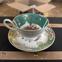 Royal Emerald Gold Bone China