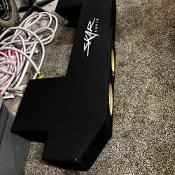 Skar Dual 8in Subwoofer Ported Enclosure For Dodge 5th Gen 1500