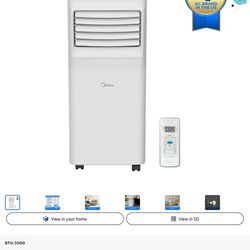 Midea 500 btu portable air con