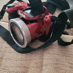 Deep Red Kodak PIXPRO AZ401 Camera