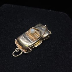 14K Pearl Rolls Royce Charm 