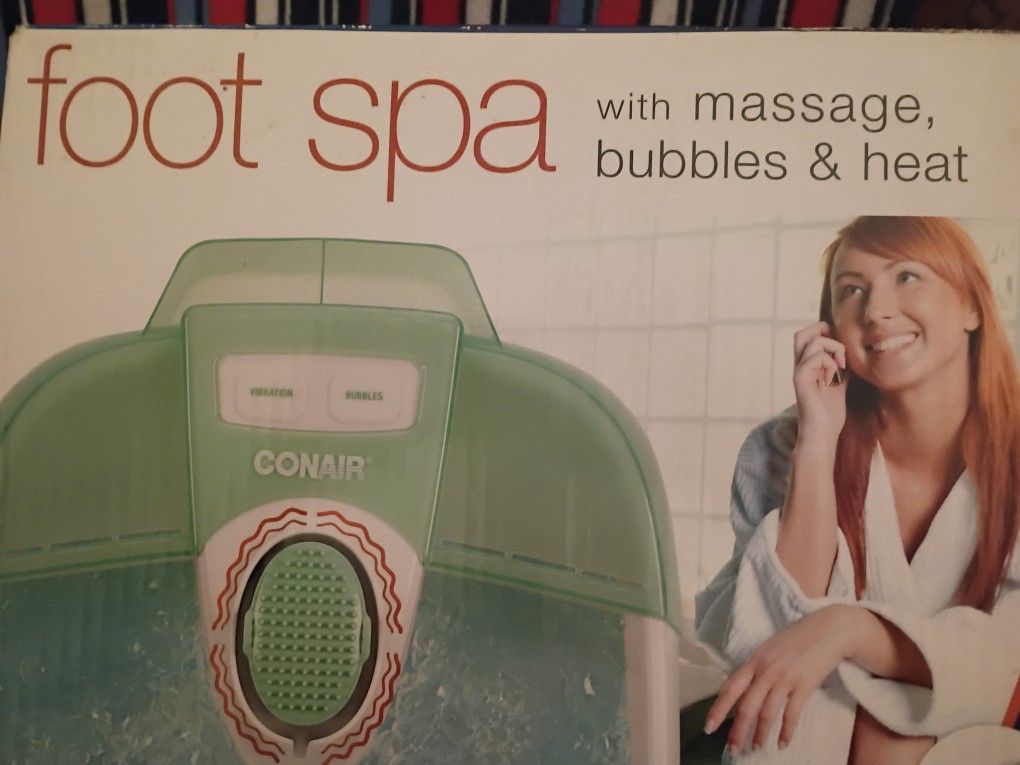 ConAir Foot Spa With Massage Bubbles & Heat