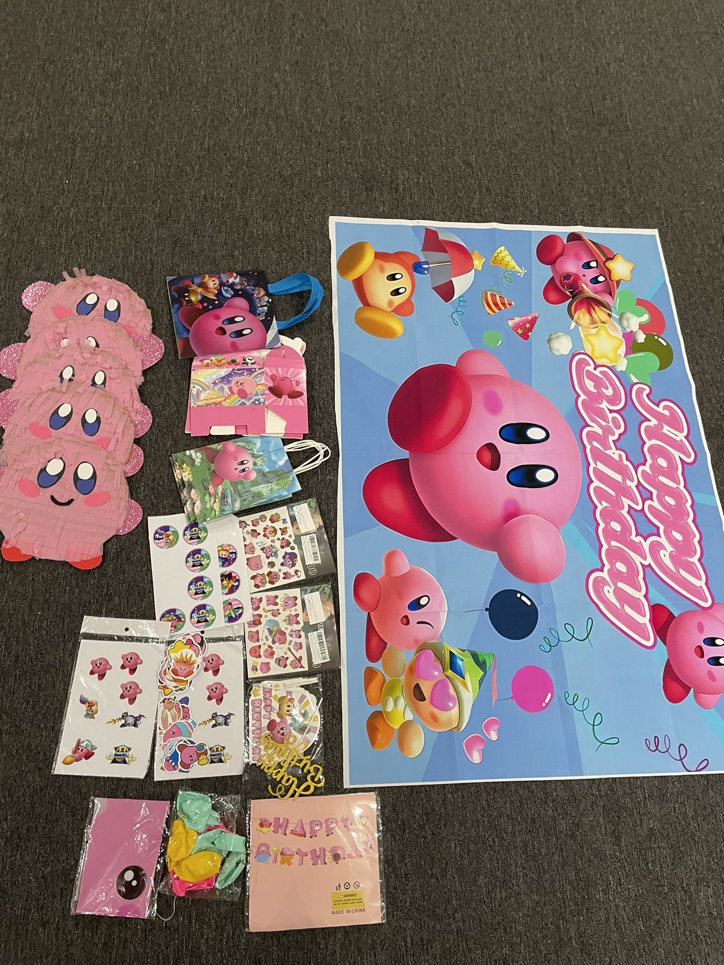 Kirby Party Decorations
