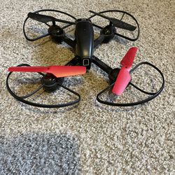Sharper Image black and red drone