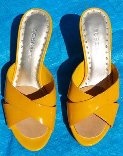 BCB Girls 2 1/2" Wooden Step-in Shoes