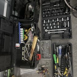 Tools Set With Toolbox 