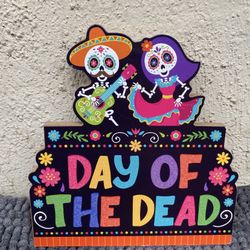Day Of The Dead Sugar Skull Table Decor…