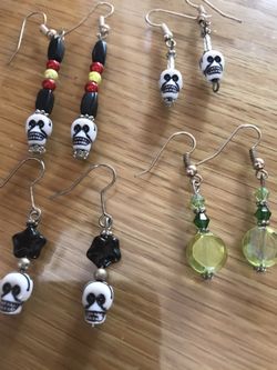 New Halloween earrings & other earrings