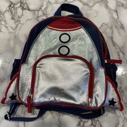 Pottery Barn Kids Rocket Ship Backpack - Small