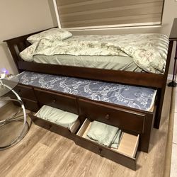 Twin Trundle Bed With Drawers