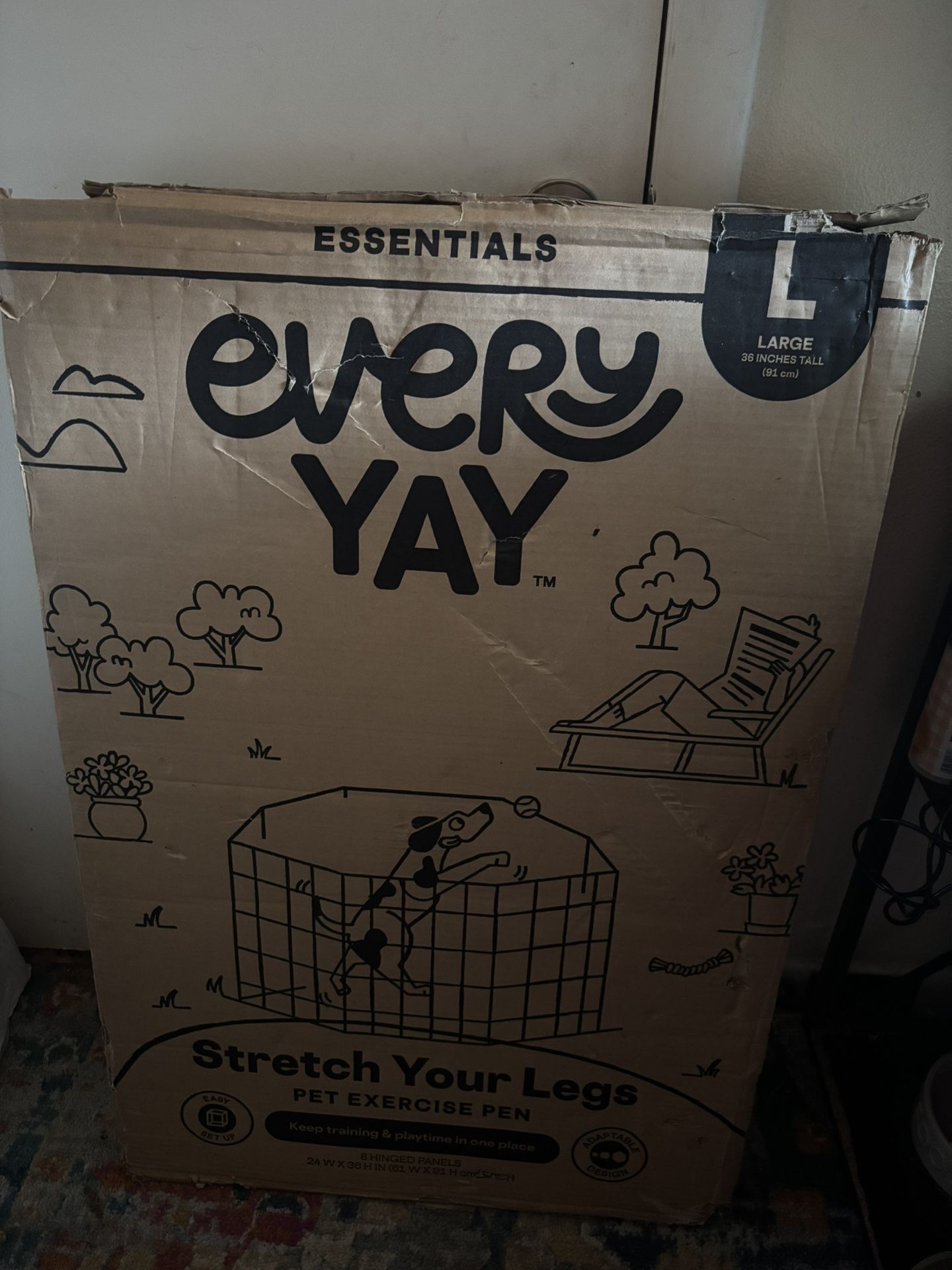 Every Yay Pet Exercise Pen Panels Dog