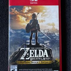 Nintendo Switch 2- Zelda Breath Of The Wild 