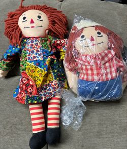 Raggedy Ann and Andy doll
