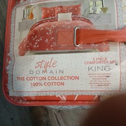 Style Domain 5 Piece Comforter Set King Size