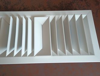 Air vent 18” x 6” white